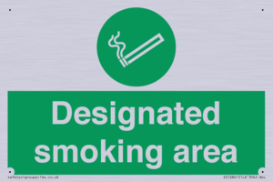 Designated smoking area